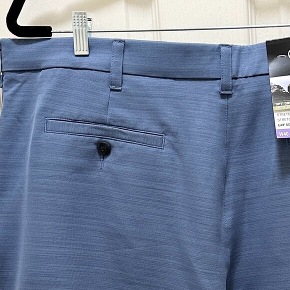 New Callaway Golf Shorts Size W40 Blue Opti-Dri Moisture Wicking Stretch Dressy - Picture 11 of 15